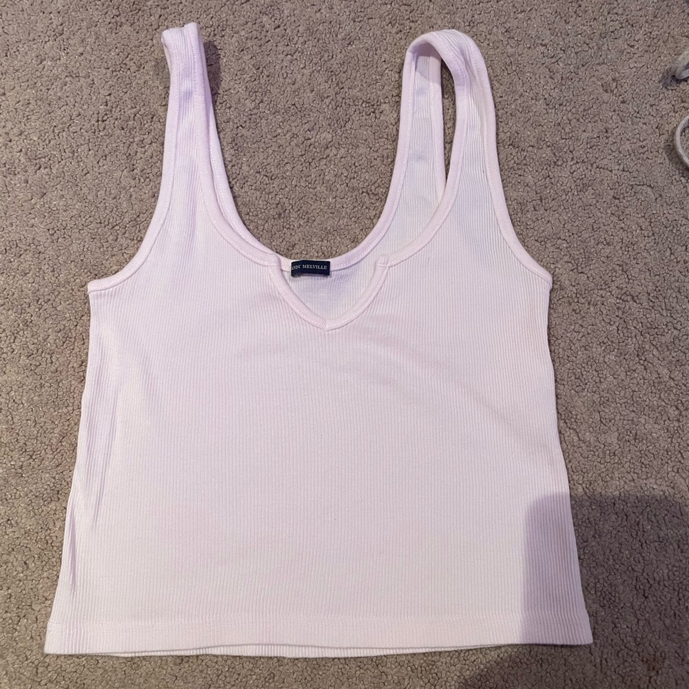 brandy melville light pink tank